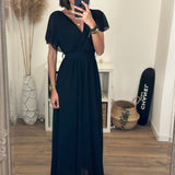 ROBE NOIRE ROMY - La Petite Somptueuse