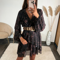ROBE NOIRE ROSIE - La Petite Somptueuse
