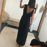 ROBE NOIRE SANDRA - La Petite Somptueuse