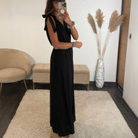 ROBE NOIRE SANDRA - La Petite Somptueuse