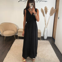 ROBE NOIRE SANDRA - La Petite Somptueuse