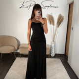 ROBE PAILLETE NOIR ANYA - La Petite Somptueuse