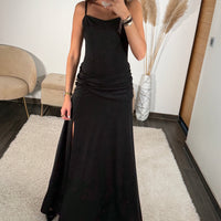 ROBE PAILLETE NOIR ANYA - La Petite Somptueuse