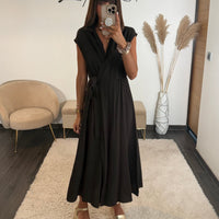 ROBE PORTEFEUILLE CHOCO TARAH - La Petite Somptueuse