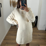 ROBE PULL BEIGE ADELINE - La Petite Somptueuse