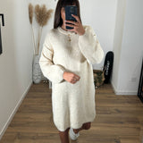 ROBE PULL BEIGE ADELINE - La Petite Somptueuse