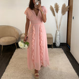 ROBE ROSE ALICIA - La Petite Somptueuse