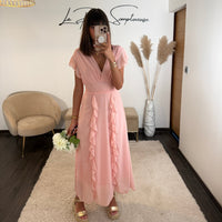 ROBE ROSE ALICIA - La Petite Somptueuse