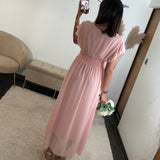 ROBE ROSE ALICIA - La Petite Somptueuse