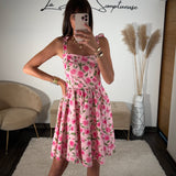 ROBE ROSE ALINA - La Petite Somptueuse