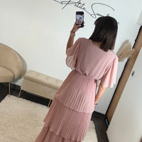 ROBE ROSE APPOLINE - La Petite Somptueuse