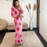 ROBE ROSE GAZE DE COTON SUNNY - La Petite Somptueuse