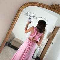 ROBE ROSE SANDRA - La Petite Somptueuse