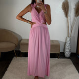 ROBE ROSE SANDRA - La Petite Somptueuse