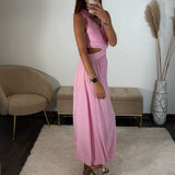 ROBE ROSE SANDRA - La Petite Somptueuse