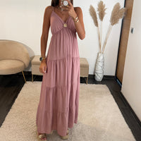 ROBE ROSE SOLEIL - La Petite Somptueuse