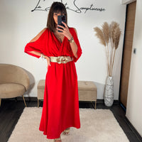 ROBE ROUGE MELISSA - La Petite Somptueuse