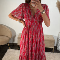 ROBE ROUGE OLLY - La Petite Somptueuse