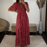 ROBE ROUGE OLLY - La Petite Somptueuse