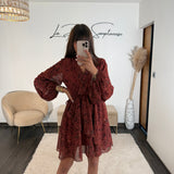 ROBE TERRACOTTA ALINA - La Petite Somptueuse