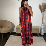 ROBE TERRACOTTA SARA - La Petite Somptueuse