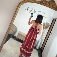 ROBE TERRACOTTA SARA - La Petite Somptueuse