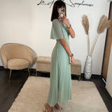 ROBE VERT D'EAU FLORIA - La Petite Somptueuse