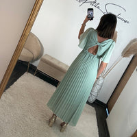 ROBE VERT D'EAU FLORIA - La Petite Somptueuse
