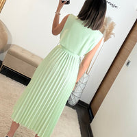 ROBE VERT D'EAU HELENA - La Petite Somptueuse