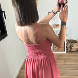 ROBE VIEUX ROSE CLOTILDE - La Petite Somptueuse