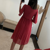 ROBE VIEUX ROSE/TERRACOTTA HILONA - La Petite Somptueuse