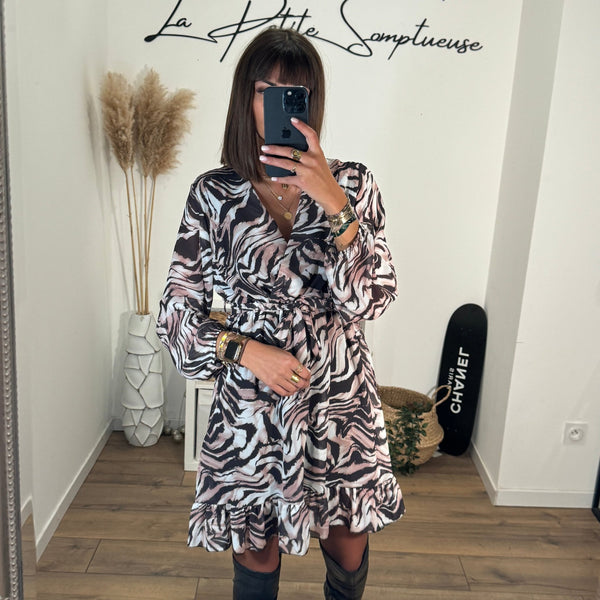 ROBE ZEBRE CHIARA - La Petite Somptueuse