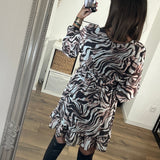 ROBE ZEBRE CHIARA - La Petite Somptueuse