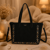 SAC CABAS NOIR CLOUTE CLARK - La Petite Somptueuse