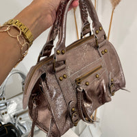 SAC EN CUIR BRONZE SMALL KARL - La Petite Somptueuse