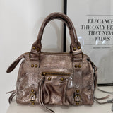 SAC EN CUIR BRONZE SMALL KARL - La Petite Somptueuse