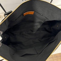 SAC EN CUIR NOIR LARGE KARL - La Petite Somptueuse