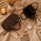 SAC GRAINE MARRON SEATTLE - La Petite Somptueuse