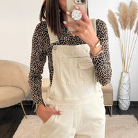 SALOPETTE BEIGE EGLANTINE - La Petite Somptueuse