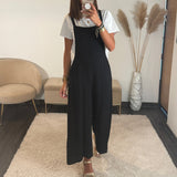 SALOPETTE NOIRE + T-SHIRT BLANC - La Petite Somptueuse