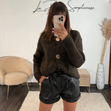 SHORT SIMILICUIR NOIR OSCAR - La Petite Somptueuse