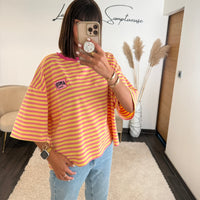 T-SHIRT AMOUR PARIS ROSE - La Petite Somptueuse