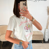 T - SHIRT BLANC ALWAYS - La Petite Somptueuse