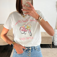 T - SHIRT BLANC ALWAYS - La Petite Somptueuse