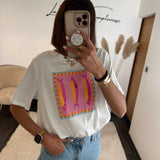 T - SHIRT BLANC SARDINES - La Petite Somptueuse