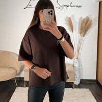 T - SHIRT CHOCO ADEN - La Petite Somptueuse