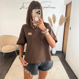 T-SHIRT CHOCO ENJOY - La Petite Somptueuse