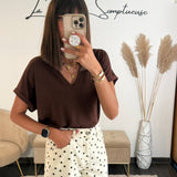 T - SHIRT CHOCO NAEL - La Petite Somptueuse
