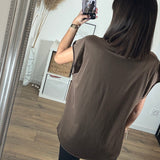 T - SHIRT CHOCOLAT DAN - La Petite Somptueuse