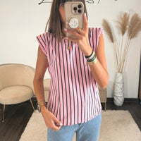 T-SHIRT DOS NU COEUR ROSE - La Petite Somptueuse